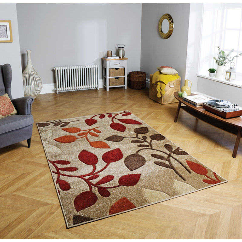 Noam Floral Area Rug, Rectangle 120 x 170cm
