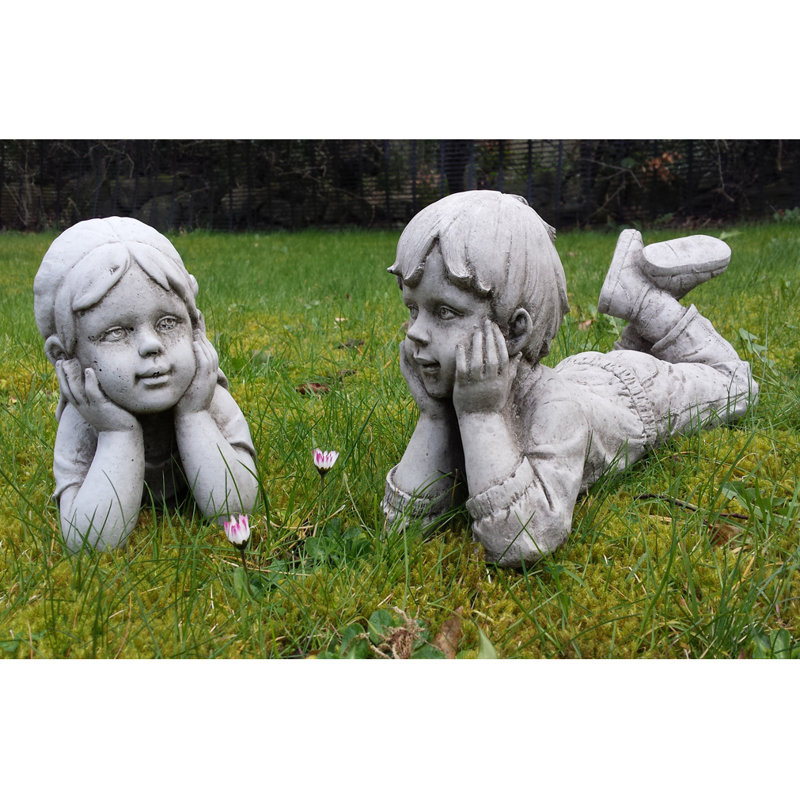 Hendrick Weather Resistant Stone Garden Statue