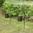 Metal Cutout Pattern Solar Powered Lantern With LED Light