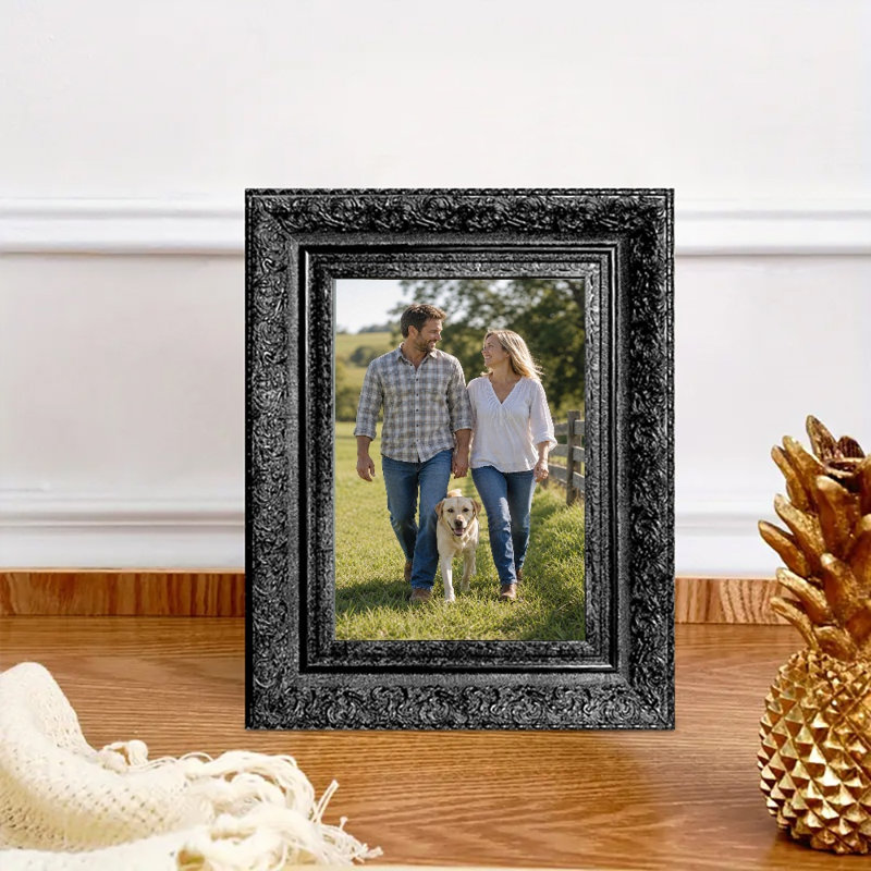 Cadre photo noir 5 "x 7" 1pc pour cadeaux de fête des Mères, Black, 1, L 5 po x H 7 po