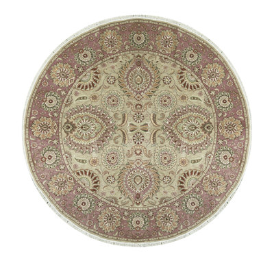 Manchuria One-of-a-Kind 8' Round Wool Area Rug in