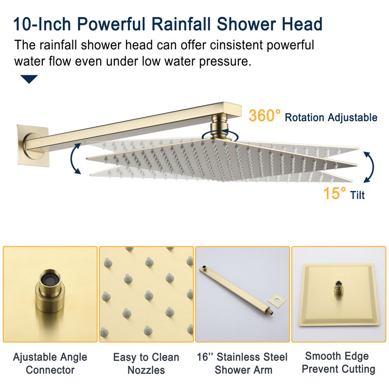 Watqen Bath All-In-One Kit with Rough in-Valve