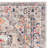 Felty Oriental Gray/Blue/Orange Area Rug-205389011