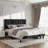 Jerrine Velvet Upholstered Platform Bed-705425399-705425396
