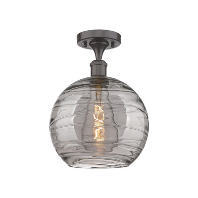 Plafonnier semi-encastré 1 lumière