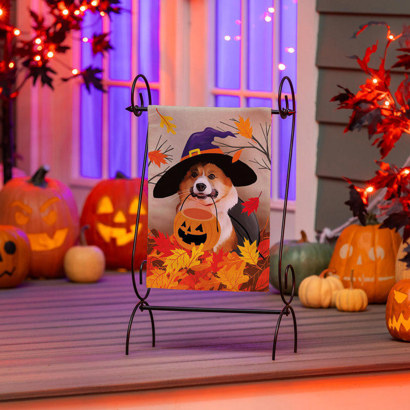 Drapeau de jardin Corgi
