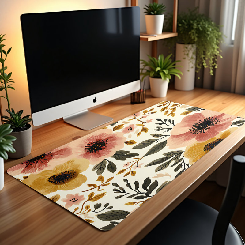 Polyester Desk Pad, 31.5x15.5