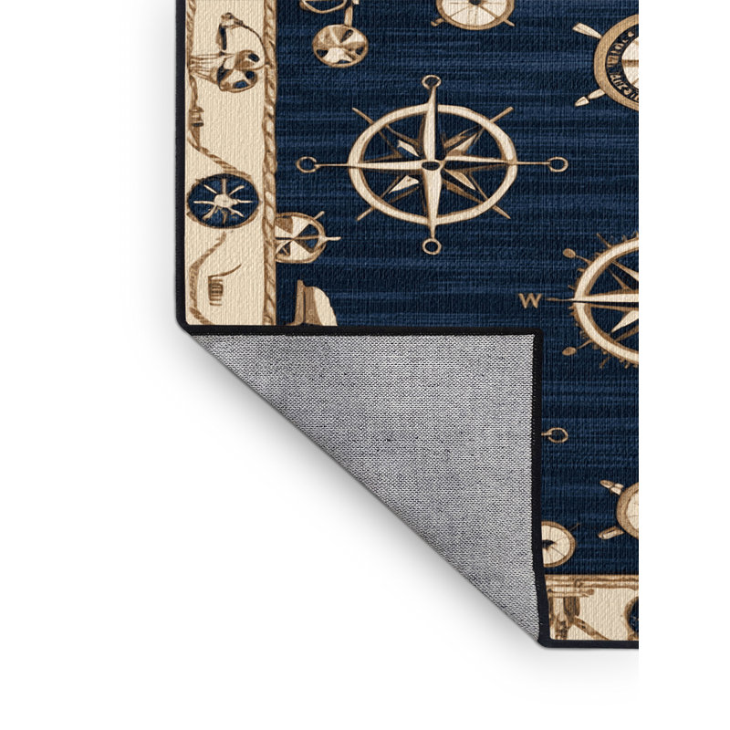  Tapis bord de mer lavable, Rectangulaire 2 pi x 3 pi
