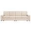 Canapé modulaire 4 places, canapé convertible profond avec accoudoirs larges