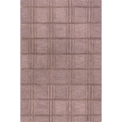  Mallory Plaid Wool Area Rug