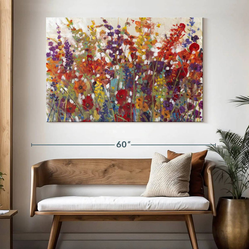 Harnek variété de fleurs II, H 34 po x l 51 po
