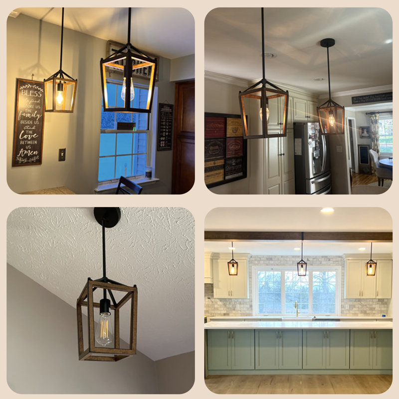 Mulrooney 1 - Light Lantern Geometric Pendant
