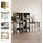 Modern Minimalist 4-Cube Open Shelving Unit, Low-Profile Engineering Timber Bookcases for Bedroom & Living Room-430734841