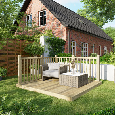 238 L x 238 W Interlocking Deck