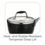 1.5 Qt Covered Sauce Pan - Cf - Porcelain Enamel, Cer Dlx Ns - Black - 4.0Mm - Mas - Gourmet-9260001