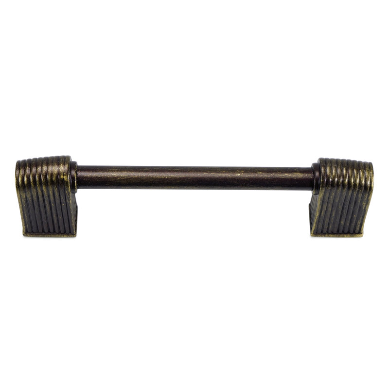 Oxford c.c. pull;, 4", Antique Brass
