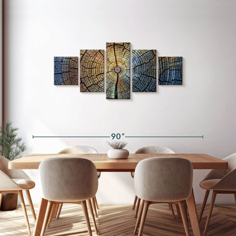 Tree Trunk Pattern, 30" H x 68" W