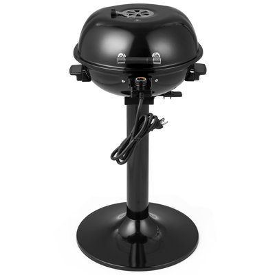 Costway 20.5 in. W x 17.5 in. D Indoor/Outdoor Use 1 - Burner Single Burner Free Standing Electric Grill