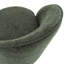Fauteuil d'appoint rembourré pivotant avec dossier haut-1629528274