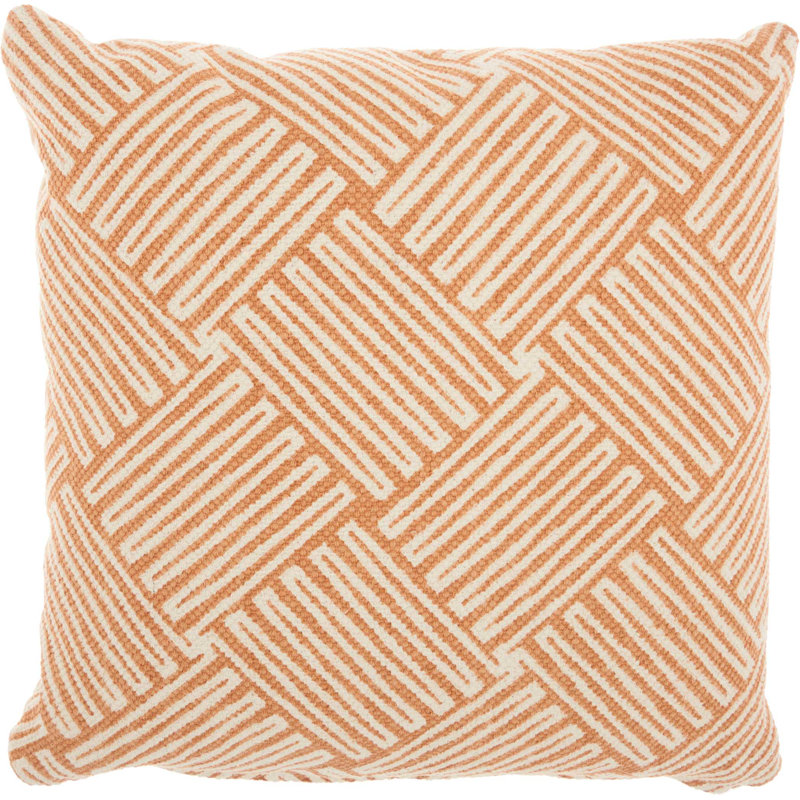 Studio NYC Design - SY400 Geometric Cotton Throw Pillow, Quartz