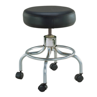 Naydia Adjustable Height Ergonomic Lab Stool with Footrest