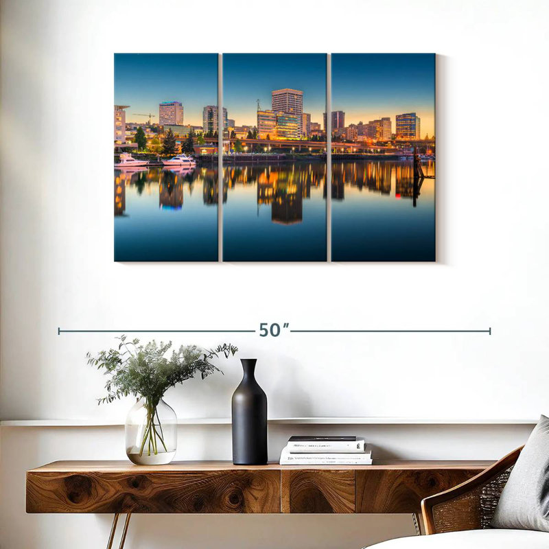Downtown Tacoma Skyline, 24" H x 38" W