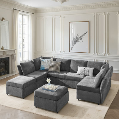 Andoline 8-Piece Upholstered Sectional