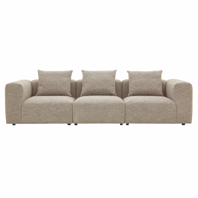 3 Seater Sofa & Chaise, Beige
