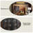 Black&Walnut Solid  Wood Sideboard