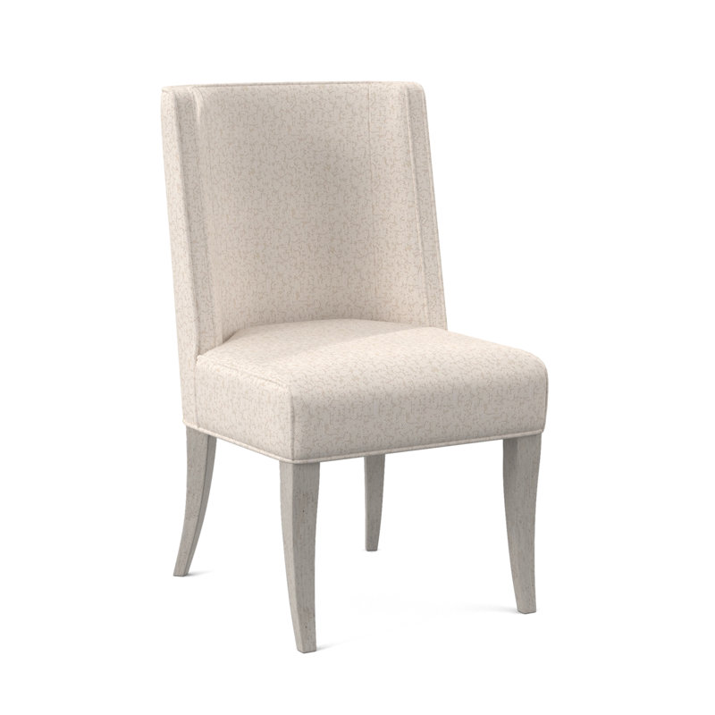 Bandeau Dining Chair, Bisque, Filigree Ivory 100% Polyester