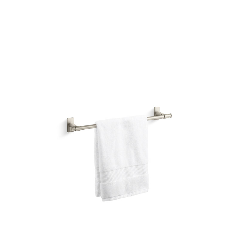 Castia by Studio McGee Towel Bar, 2.5" H x 18" W x 3.25" D, Vibrant Brushed Nickel