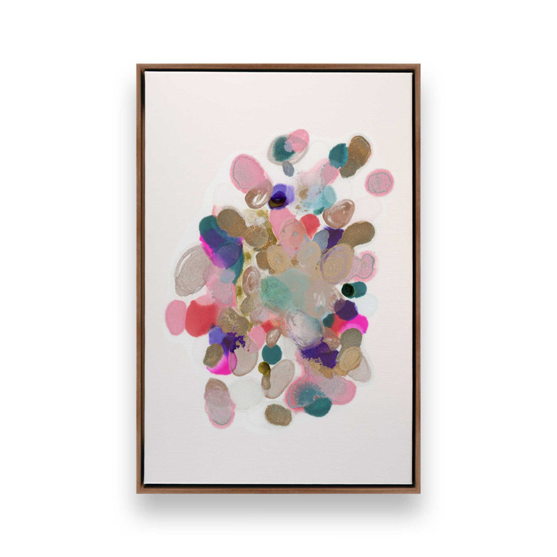 «Heart Glass II» par Casa Cartissi, reproduction d'art sur toile, H 36 po x l 24 po, Brun