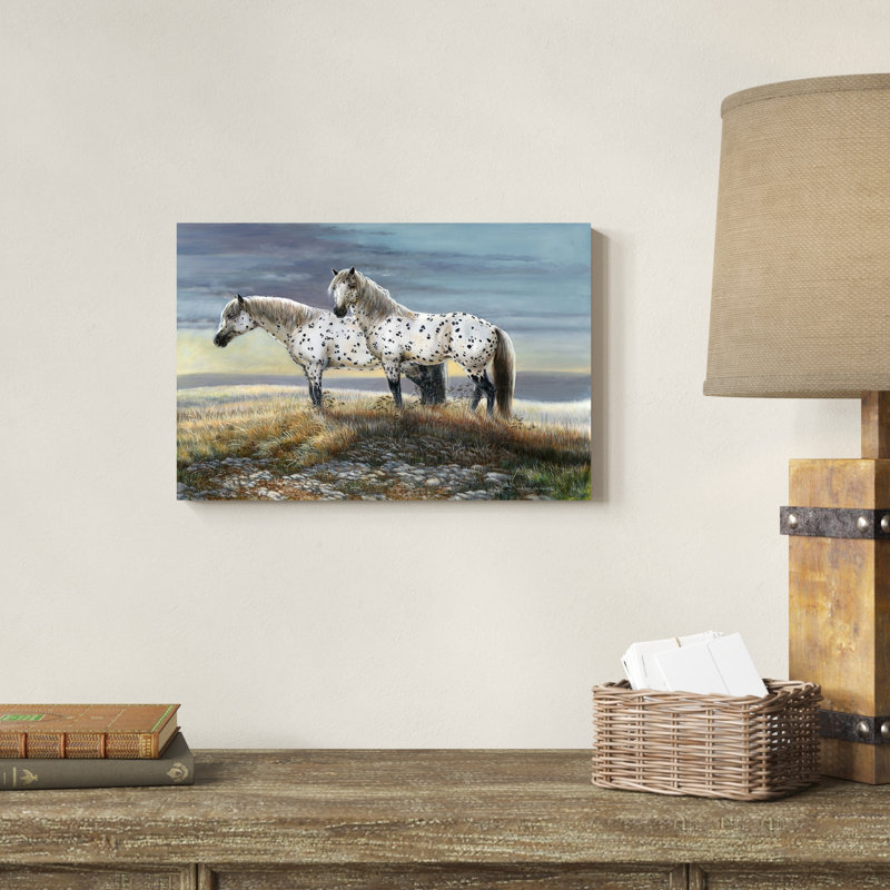 Coucher de soleil Appaloosa, H 12 po x l 18 po x P 1,25 po