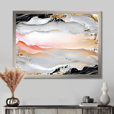 Serene Embrace Of Canyon Desert I - Décoration murale abstraite