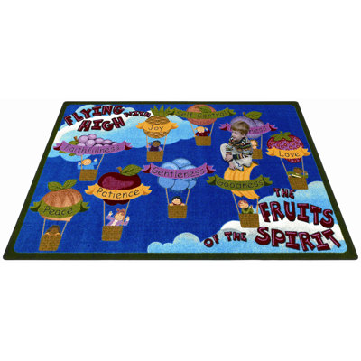 Tapis bleu à base de fruits Faith