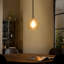 Luminaire suspendu sphère en verre martelé 1 lumière avec verre transparent martelé-305326577