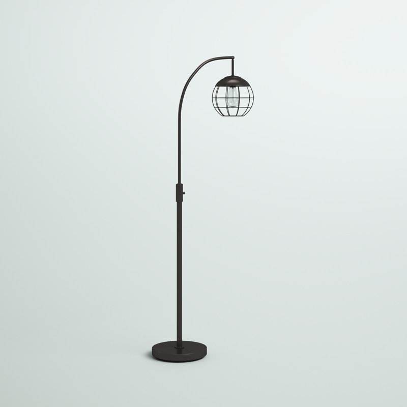 Collins 66'' Arched Floor Lamp, Dark Bronze