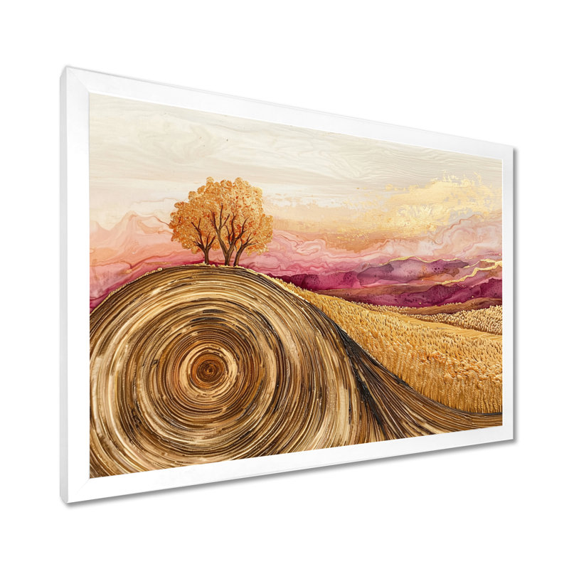 Doshia - Landscapes Wall Art, H 12 po x l 20 po, Reproduction encadrée d'une seule photo, Blanc