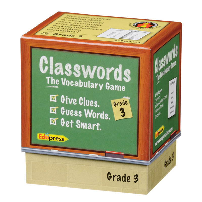 Grade de vocabulaire 3 classwords