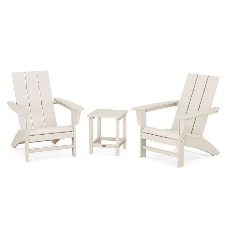 Modern Adirondack 3 Piece Seating Group
