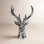 Haldane Ceramic Stag Head Figurine