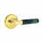 Unlacquered Brass/Green Marble Handle
