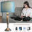 27.75"metal Table Lamp,blue Shade,with Usb, Suitable For Bedroom,living Room,office And Corridor