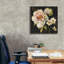 «Marche De Fleurs On Black» par Lisa Audit, art mural sur toile-1108040811