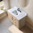Avignon 42" Single Sink Freestanding Bathroom Vanity with Engineered Marble Top-114248464-94008118