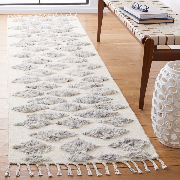 Powell Hand Woven Wool Geometric Rug