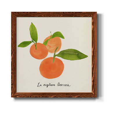 Citrus Trattare II - Toile encadrée de qualité supérieure - prête à être accrochée