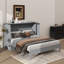 Lit escamotable double avec grands tiroirs de rangement - Lit mural pliable pour petits appartements ou chambres d'amis-1155114873-1172576683