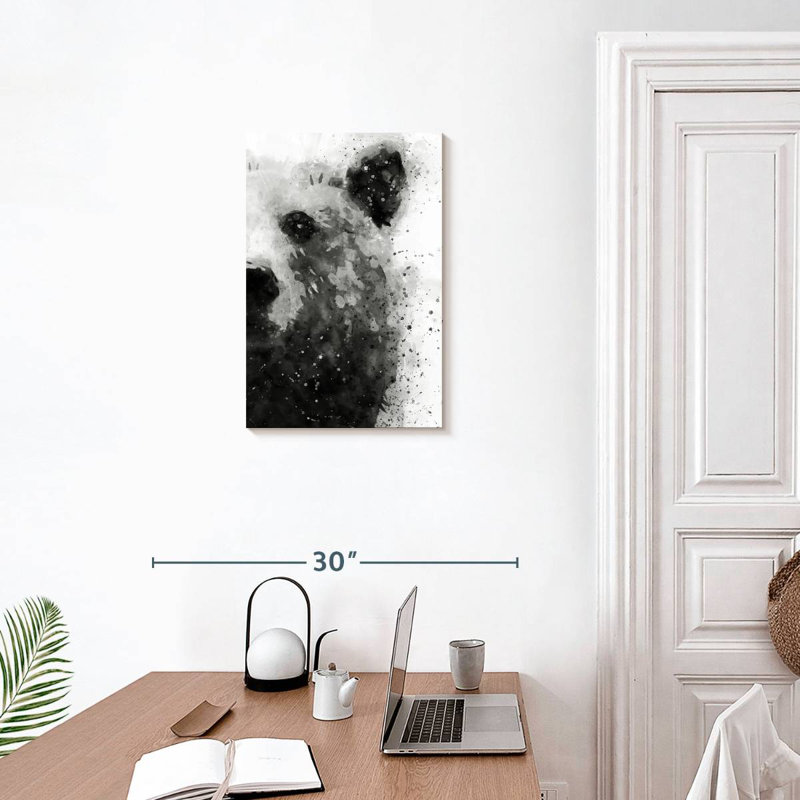 Brampt Bear At Attention, 24" H x 16" W