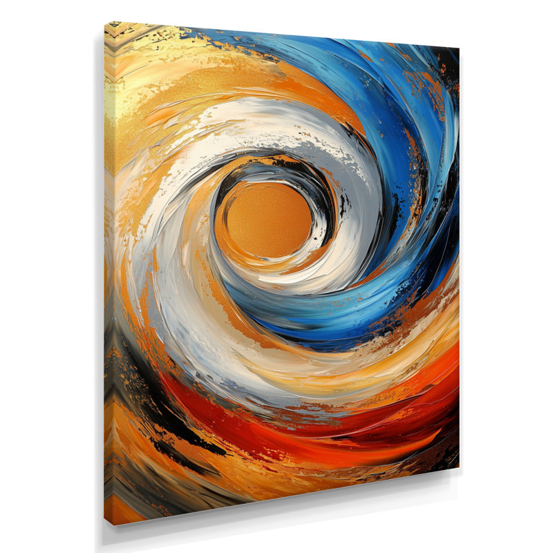 Obren - Abstract Wall Art, Toile tendue, Ne s’applique pas, H 20 po x l 12 po